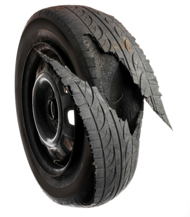 tire blowout